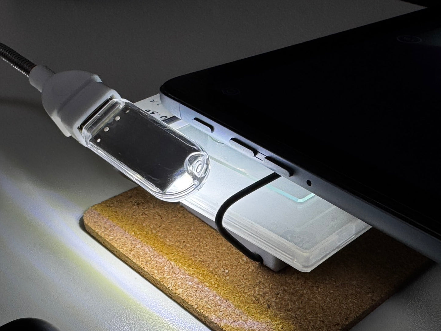 USB式 フレキシブルLEDライト 顕微鏡観察用の追加照明 MH-LIGHT-01